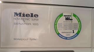 Miele Senator 165 WPS ~ Stärken Programm inkl. Schleudern 1600rpm Stoßdämpfer Check