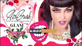 THE SHORT VERSION | HOW TO CREATE | CREATIVE EYE GLAM | GET CREATIVE WITH AIRBRUSH MAKEUP |