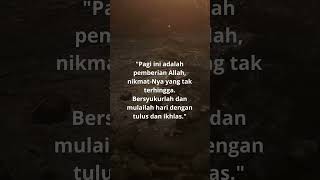 mulailah hari dengan tulus dan ikhlas." #quotes #jalanterang