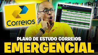 PLANO DE ESTUDO CONCURSO CORREIOS 2024 [EMERGENCIAL🚨]