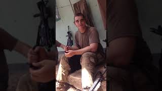 Cleaning my M240 B and showing magic tricks ? #army #infantry #military