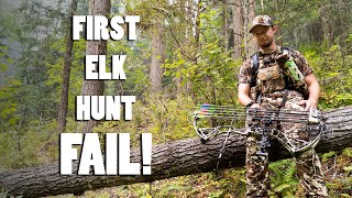 First-Time Elk Hunting DISASTER! | Bowhunting for Elk in Washington