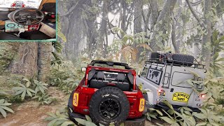 Ford Branco & Land Rover Defender Works v8 | OFF-Road | The Crew Motorfest Steering Wheel Gameplay