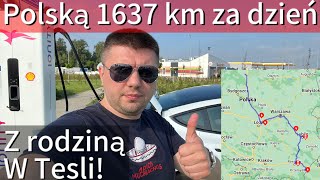 Ale numer! Przejechaliśmy w Tesli 1637 km z rodziną za dzień i przeżyliśmy! Dokładny raport