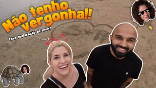 DECLARAÇÃO DE AMOR EM PRAIA DE MUMBAI - Marido ficou com vergonha!