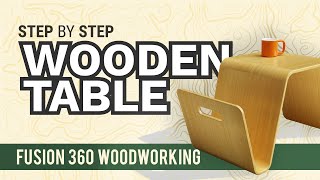 How to Sweep a Wooden Side Table in Fusion 360 — Fusion 360 for Woodworkers