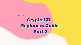 NEED TO KNOW Crypto 101 pt 2! #crypto #adulting #cryptocurrency #shorts