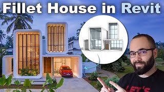 Massing in Revit Tutorial: Fillet House