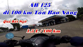 THỬ NGHIỆM ĐO MỨC TIÊU HAO NHIÊN LIỆU XE AIRBLADE125 ODO SAU 55000KM ĐI 100 Km TỐN BAO XĂNG