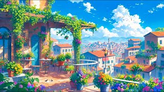 A Sunny day to enjoy a Coffee☕Healing Place and Deep Work//Study with [ Lofi Hip Hop - Lofi Songs ]🍀