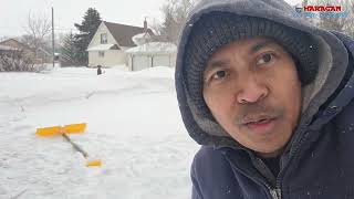 KAKAYANIN PA BA ANG LAMIG NG WINTER SA CANADA? O UUWI NG PINAS! #pinoyincanada #winterstorm