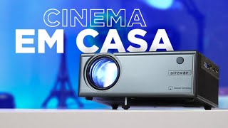 CINEMA EM CASA!! Esse é o MELHOR projetor CUSTO BENEFICIO, BOM E BARATO! BW VP1 Pro