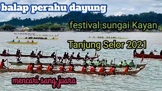 balap perahu dayung Bulungan Tanjung Selor Kalimantan Utara