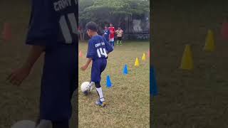 Latihan Dribbling Sepakbola U-10