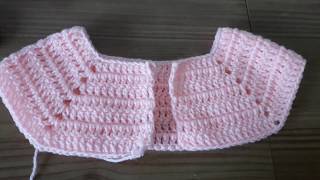 Crochet #1 solid square yoke for cardigans and dresses