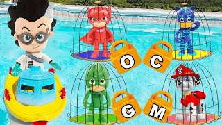 Juguete de rescate de llave de piscina de PJ Masks con Ellie y sus amigos | Ellie Sparkles