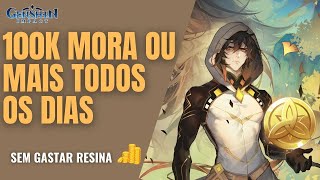 COMO FARMAR MORA SEM GASTAR RESINA - GENSHIN IMPACT