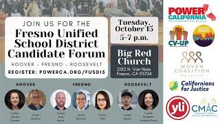 Fresno Unified School Board Candidate Forum 2024