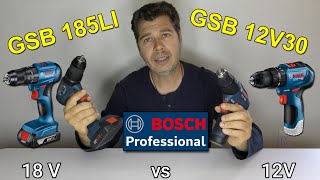 ¿Taladros Bosch de 12V o 18V? Guía para Elegir según tu Tipo de Trabajo [V-blog558]