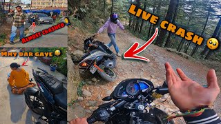 Live Crash💥Off roading gone Wrong | My Mother’s Reaction😳to the Ns200 Exhaust Tune |Aadi Motovlogs