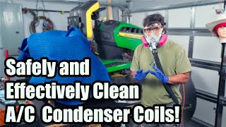 Clean A/C Condenser Coils to Make Your AC Happy! (Save $$ on Electric!)