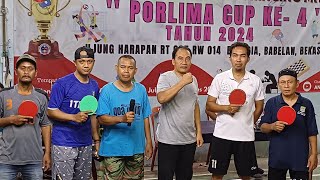 FINAL || PINGPONG || PORLIMA CUP Ke- 4 || Suka & Acong vs Agus & Wabek