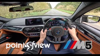 M5 F90 POV country road