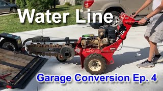 How to install a water line | From Garage to Apartment | Episode 4