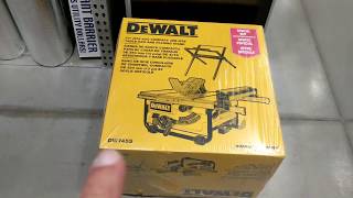 Don't buy DeWalt Tools SPECIAL SALE table saw!