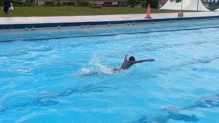 How to do a Fin Butterfly 25 m technique