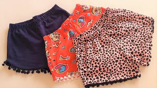 Short infantil - 4 anos - Fácil e rápido - Com modelagem