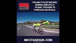 Italian Cycler Overtakes Rivals Using Aerodynamics