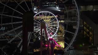 Neville Bonner Bridge and The Wheel of Brisbane, From Queen's Wharf Skydeck, QLD