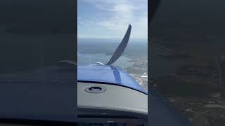 Top Gun Private Airplane flight around Folsom lake Sacramento California