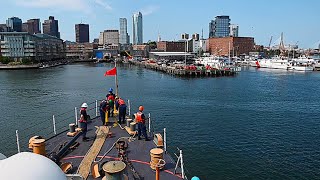 USCGC Northland Arrives at Boston Harbor After Major Mission