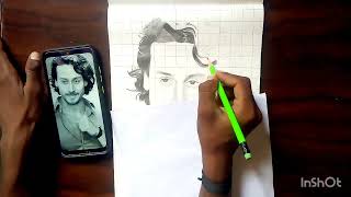 how to draw Tiger Shroff drawing ||pencil drawing tiger Shroff ||