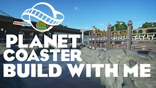 VIDEO 100 - PLANET COASTER - BUILD WITH ME #12 - EATING AREA