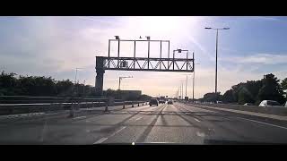 Driving on M4 Motorway 🛣 Saturday Evening