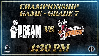 Northpolehoops Rep Circuit - Finals -  IDream vs Milton Stags