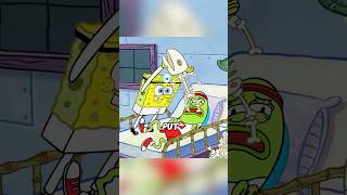 SpongeBob Cut Off Squidward’s Leg To Use It For His Nose Job 😂#shorts #funny #anime #short