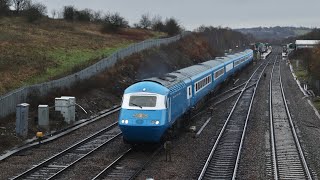 The Blue Pullman HST Inaugural Run! 43055 & 43046 on The Midland Pullman 12th December 2020