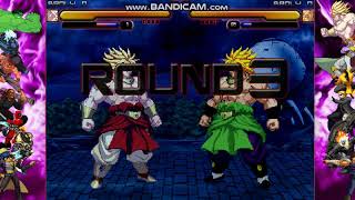 M.U.G.E.N DBZ Broly vs DBS Broly