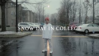 snowing during my nursing classes ! | unc charlotte | life journal episode 2