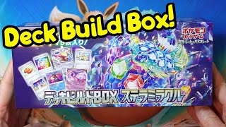 Pokemon TCG Yet Another Stellar Miracle Deck Build Box Opening!