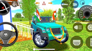 Indian Cars Modified Driving Thar - Modified Mahindra Thar Driving Gameplay - Thar Gadi Wala Game