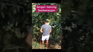 Inilah akibat kencing sembarangan #memes