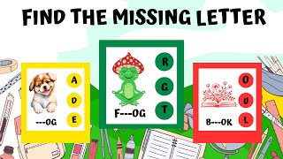 Find The Missing Letter | Alphabet Learning For Kids