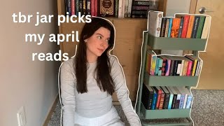 tbr jar picks my april reads! 🌷☁️