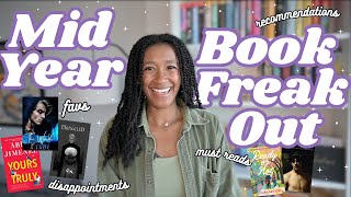 Mid Year Book Freak Out Tag ☀️ favs, disappointments, recommendations, & must reads!!