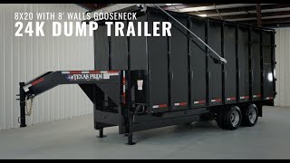 24k LB GVWR Gooseneck Dump Trailer